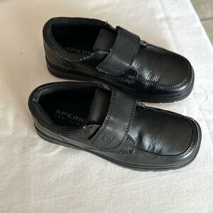 Sperry Boys Dress Shoes Size 12 - Black, Like New Condition